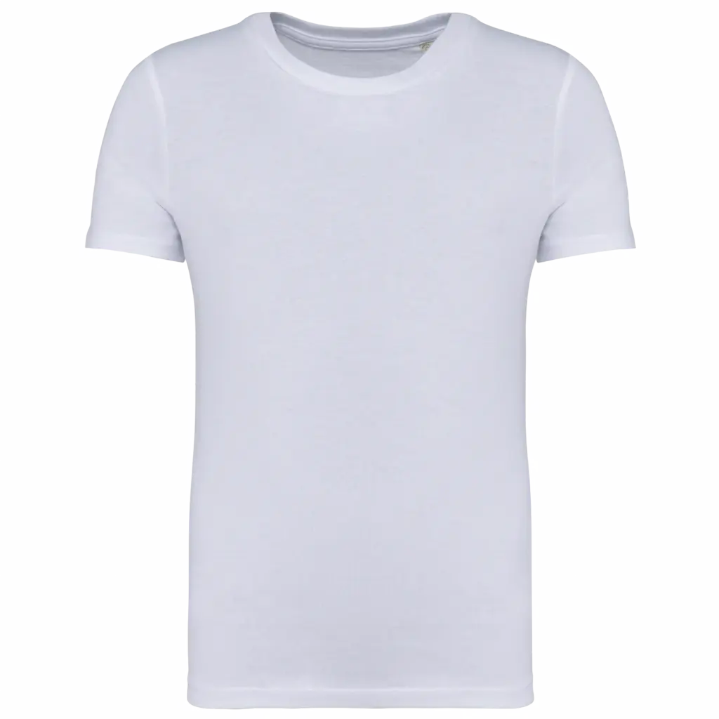Ecologisch kinder T-shirt, white — productfoto 20