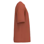 PS_NS308-S_BURNTBRICK - Hidalgo-werbeartikel Ecologisch oversized uniseks T-shirt French Terry, burnt brick — productfoto 6