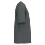 PS_NS308-S_IRONGREY - Hidalgo-werbeartikel Ecologisch oversized uniseks T-shirt French Terry, iron grey — productfoto 7