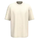 PS_NS308_RAWNATURAL - Hidalgo-werbeartikel Ecologisch oversized uniseks T-shirt French Terry, raw natural — productfoto 11