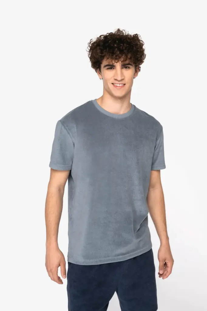 Ecologisch badstof herenshirt