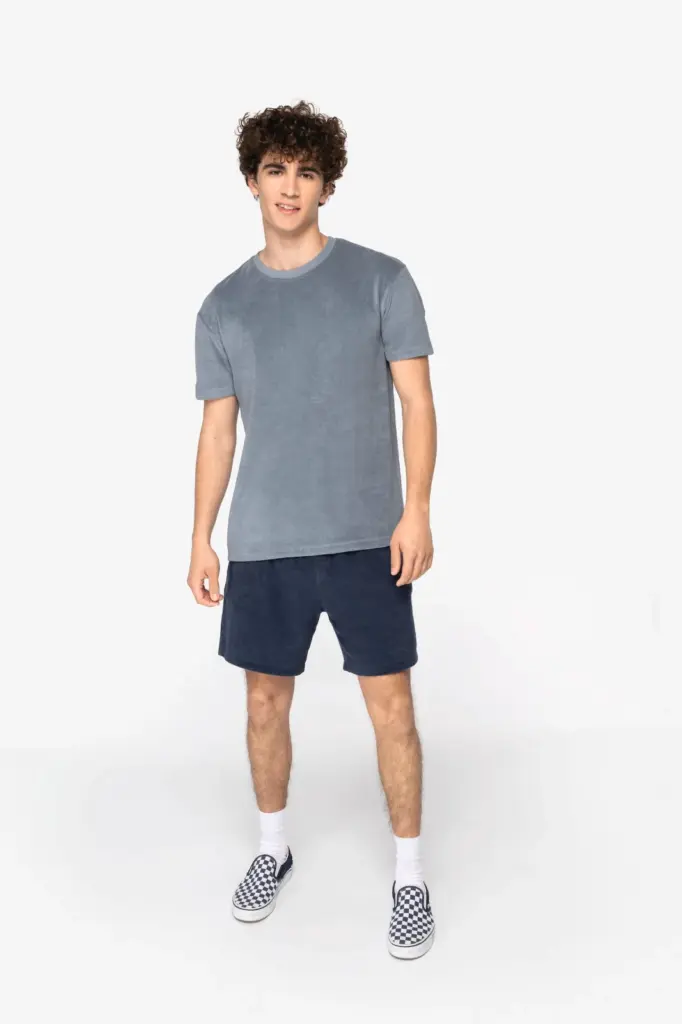 NS311_2024 - Hidalgo-werbeartikel Ecologisch badstof herenshirt — productfoto 2