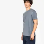 Ecologisch badstof herenshirt — productfoto 3