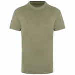 Ecologisch badstof herenshirt, almond green — productfoto 6