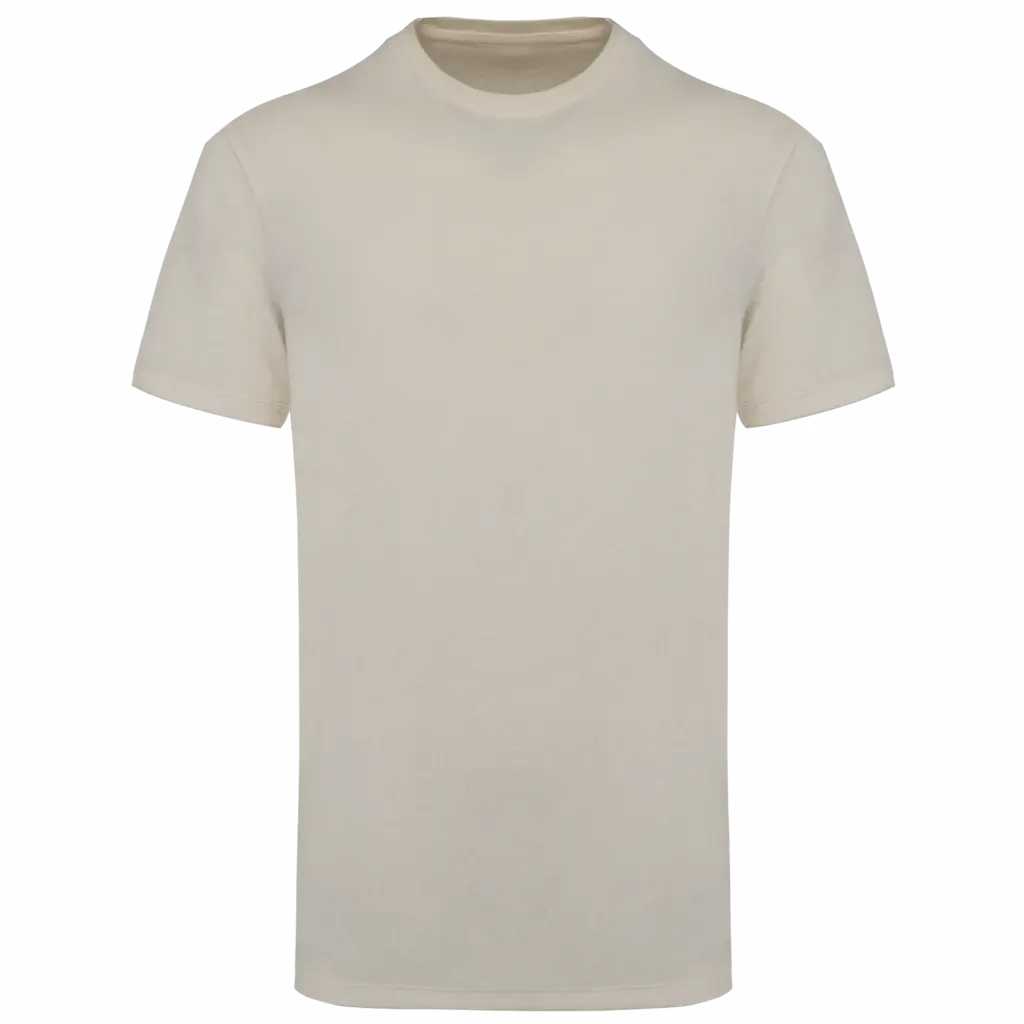 Ecologisch badstof herenshirt, ivory — productfoto 7