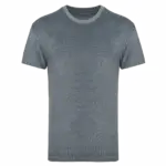 Ecologisch badstof herenshirt, mineral grey — productfoto 8