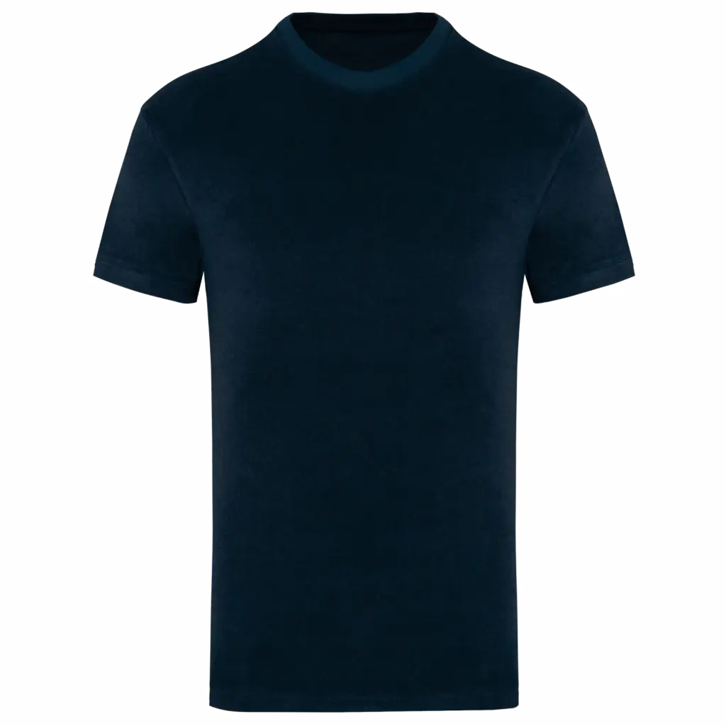 Ecologisch badstof herenshirt, navy blue — productfoto 9