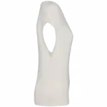 PS_NS312-S-2_IVORY - Hidalgo-werbeartikel Ecologisch baggy dames T-shirt V-hals, ivory — productfoto 8