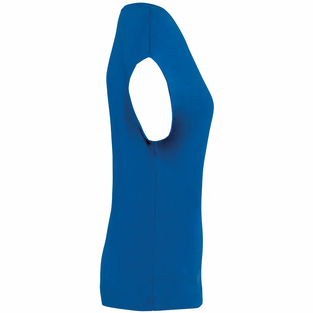 PS_NS312-S-2_SEABLUE - Hidalgo-werbeartikel Ecologisch baggy dames T-shirt V-hals, sea blue — productfoto 9