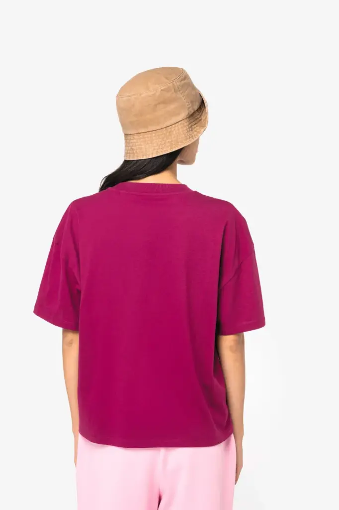 Ecologisch oversized dames T-shirt — productfoto 4