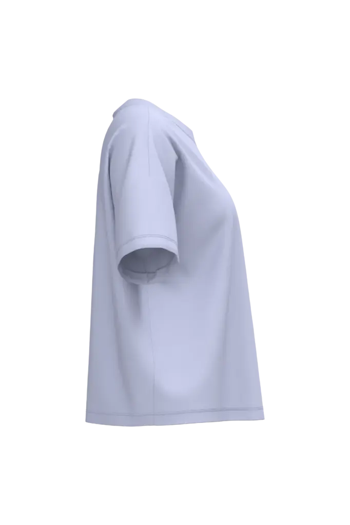 Ecologisch oversized dames T-shirt, parma — productfoto 14