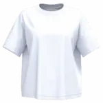 Ecologisch oversized dames T-shirt, white — productfoto 17
