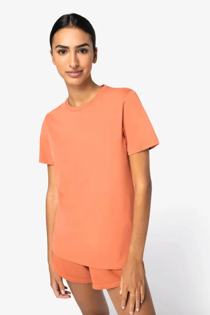 NS314IC-27_2023 - Hidalgo-werbeartikel Ecologische uniseks T-shirt — productfoto 3