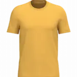 Ecologische uniseks T-shirt, sun yellow — productfoto 13