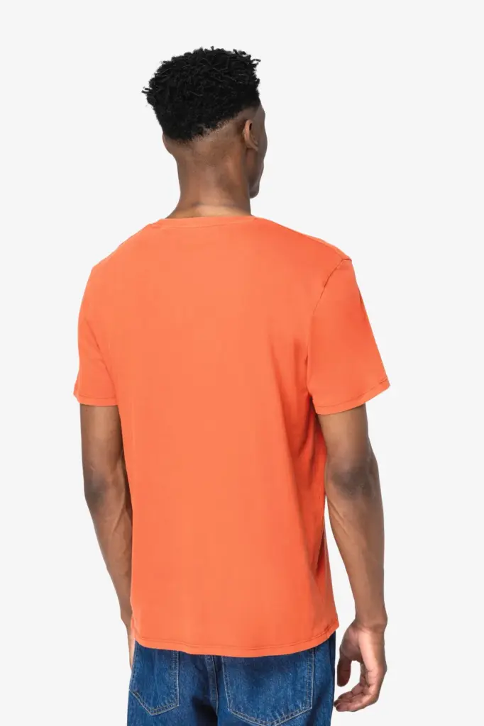 NS315-6_2023 - Hidalgo-werbeartikel Ecologisch verwassen uniseks T-shirt — productfoto 4