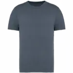 Ecologisch verwassen uniseks T-shirt, washed mineral grey — productfoto 7