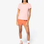Ecologisch verwassen dames T-shirt — productfoto 2