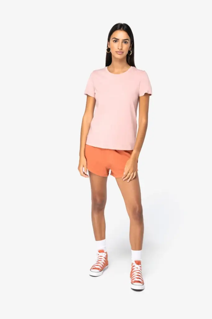 NS316-4_2023 - Hidalgo-werbeartikel Ecologisch verwassen dames T-shirt — productfoto 2