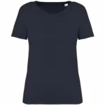Ecologisch verwassen dames T-shirt, washed coal grey — productfoto 5