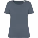Ecologisch verwassen dames T-shirt, washed mineral grey — productfoto 6
