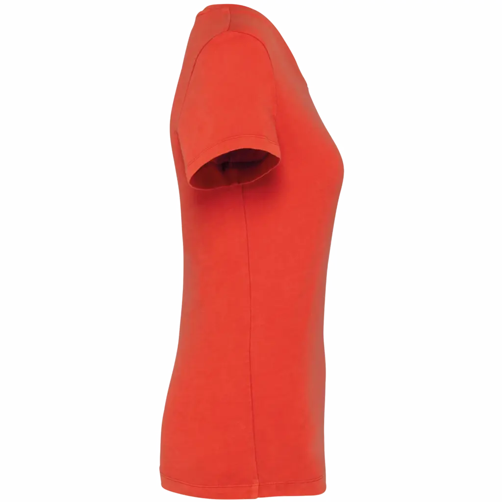 PS_NS316-S-2_WASHEDPAPRIKA - Hidalgo-werbeartikel Ecologisch verwassen dames T-shirt, washed paprika — productfoto 8