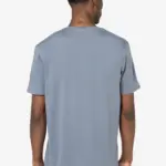 Ecologisch slub heren T-shirt onafgewerkte randen — productfoto 3
