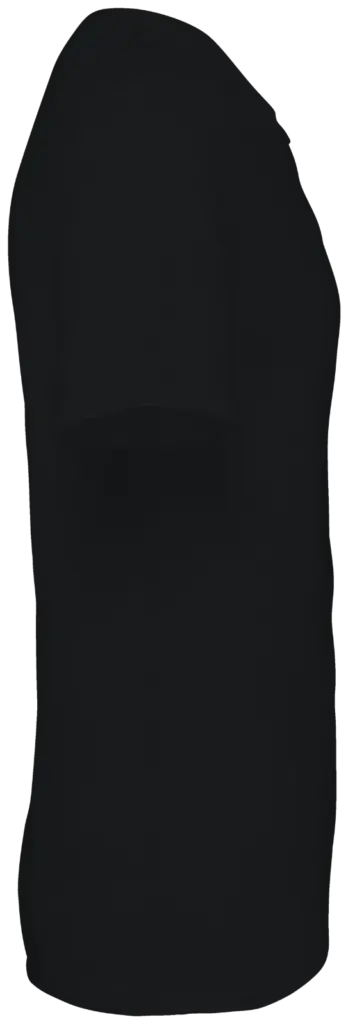 PS_NS318-S_BLACK - Hidalgo-werbeartikel Ecologisch slub heren T-shirt onafgewerkte randen, black — productfoto 7