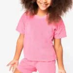 Ecologisch badstof meisjes T-shirt