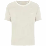 Ecologisch badstof meisjes T-shirt, ivory — productfoto 8