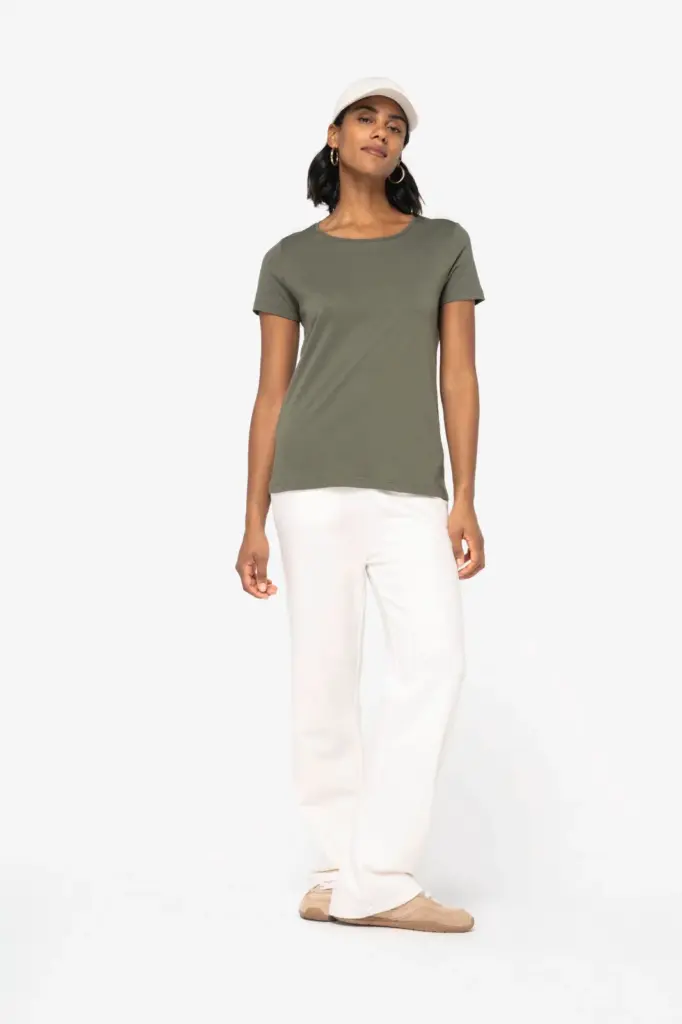 NS322-1_2025 - Hidalgo-werbeartikel Modal dames t-shirt — productfoto 2
