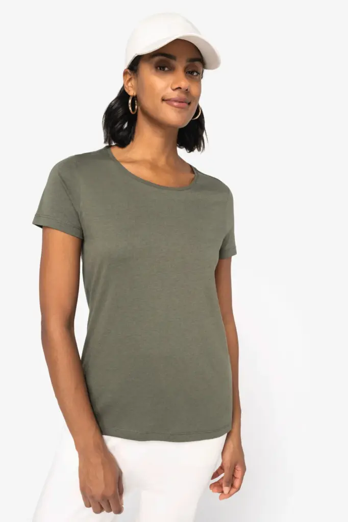 NS322-2_2025 - Hidalgo-werbeartikel Modal dames t-shirt — productfoto 3