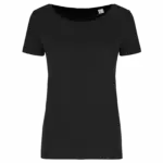 Modal dames t-shirt, black — productfoto 6