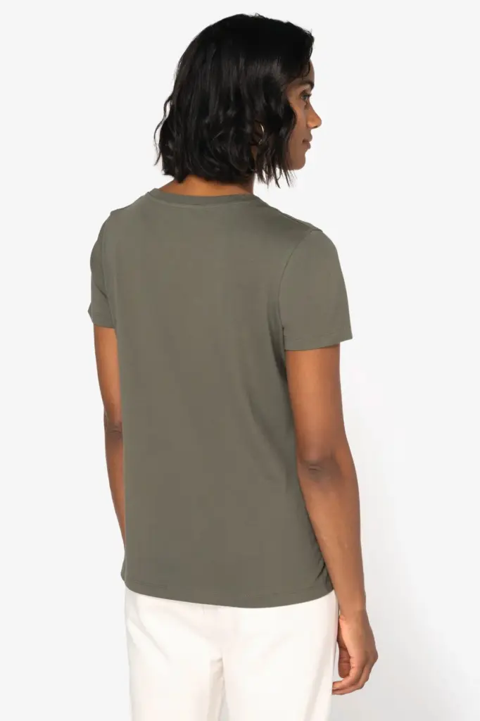 NS324-6_2025 - Hidalgo-werbeartikel Ecologisch dames T-shirt — productfoto 4