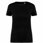 Ecologisch dames T-shirt, black — productfoto 6