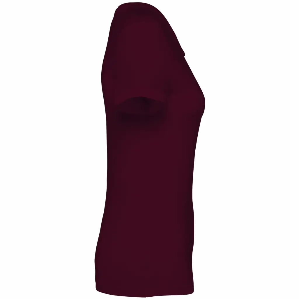 PS_NS324-S-2_DARKCHERRY - Hidalgo-werbeartikel Ecologisch dames T-shirt, dark cherry — productfoto 6