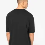 Ecologisch oversized verwassen heren T-shirt — productfoto 4