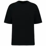 Ecologisch oversized verwassen heren T-shirt, washed black — productfoto 6