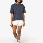 Ecologisch oversized verwassen t-shirt — productfoto 2