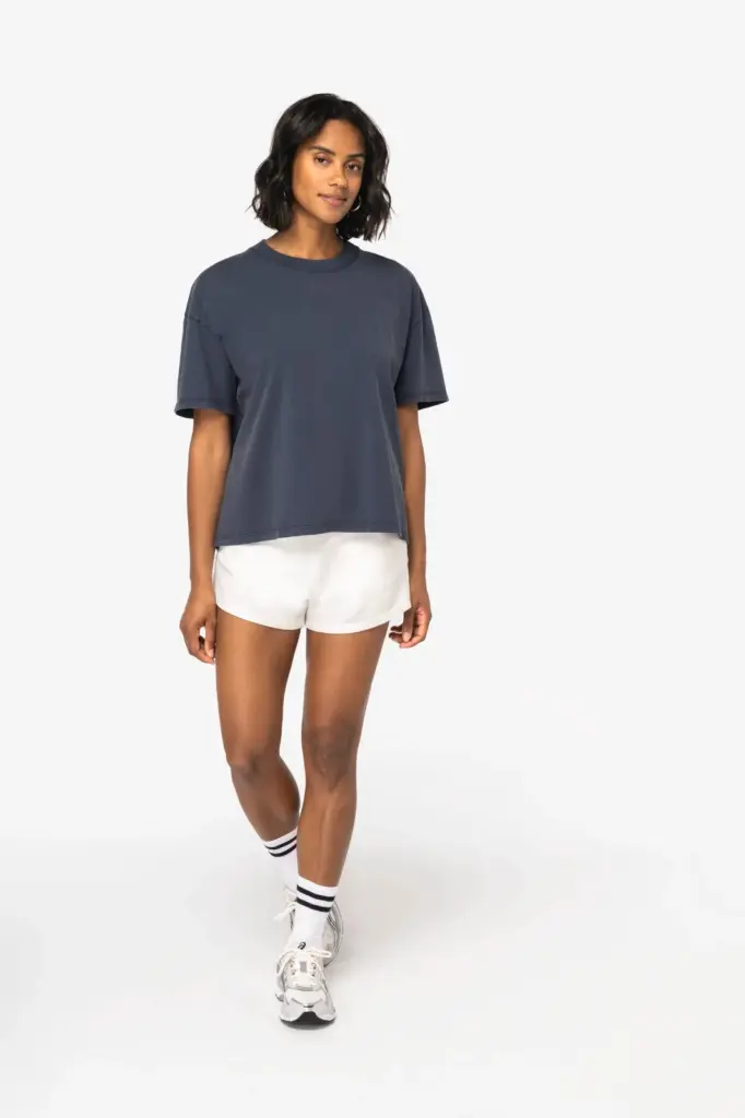 NS327-1_2025 - Hidalgo-werbeartikel Ecologisch oversized verwassen t-shirt — productfoto 2