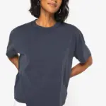 Ecologisch oversized verwassen t-shirt — productfoto 3