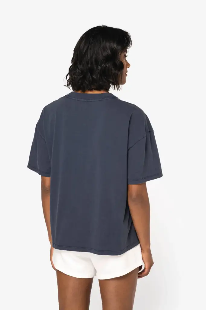 NS327-6_2025 - Hidalgo-werbeartikel Ecologisch oversized verwassen t-shirt — productfoto 4