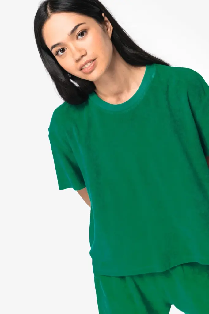 Ecologisch badstof dames T-shirt