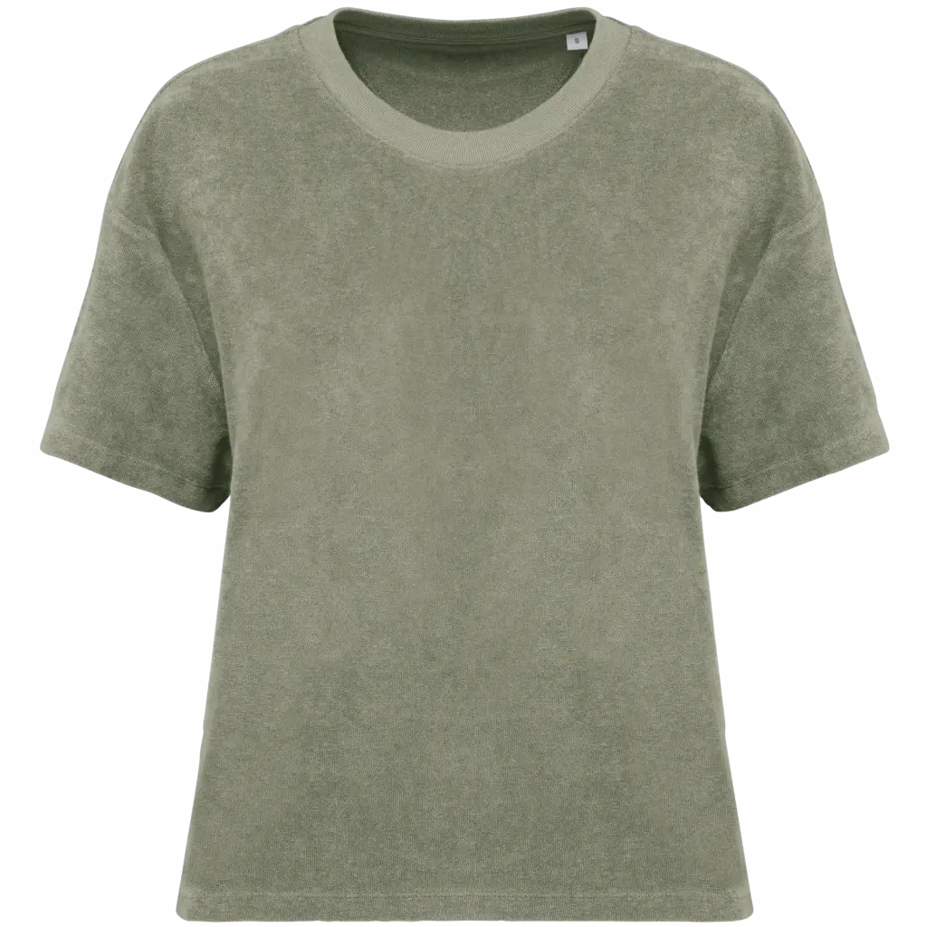 Custom Oversized Women's T-Shirt NS328 Terry Cloth XS-XL — product photo 6