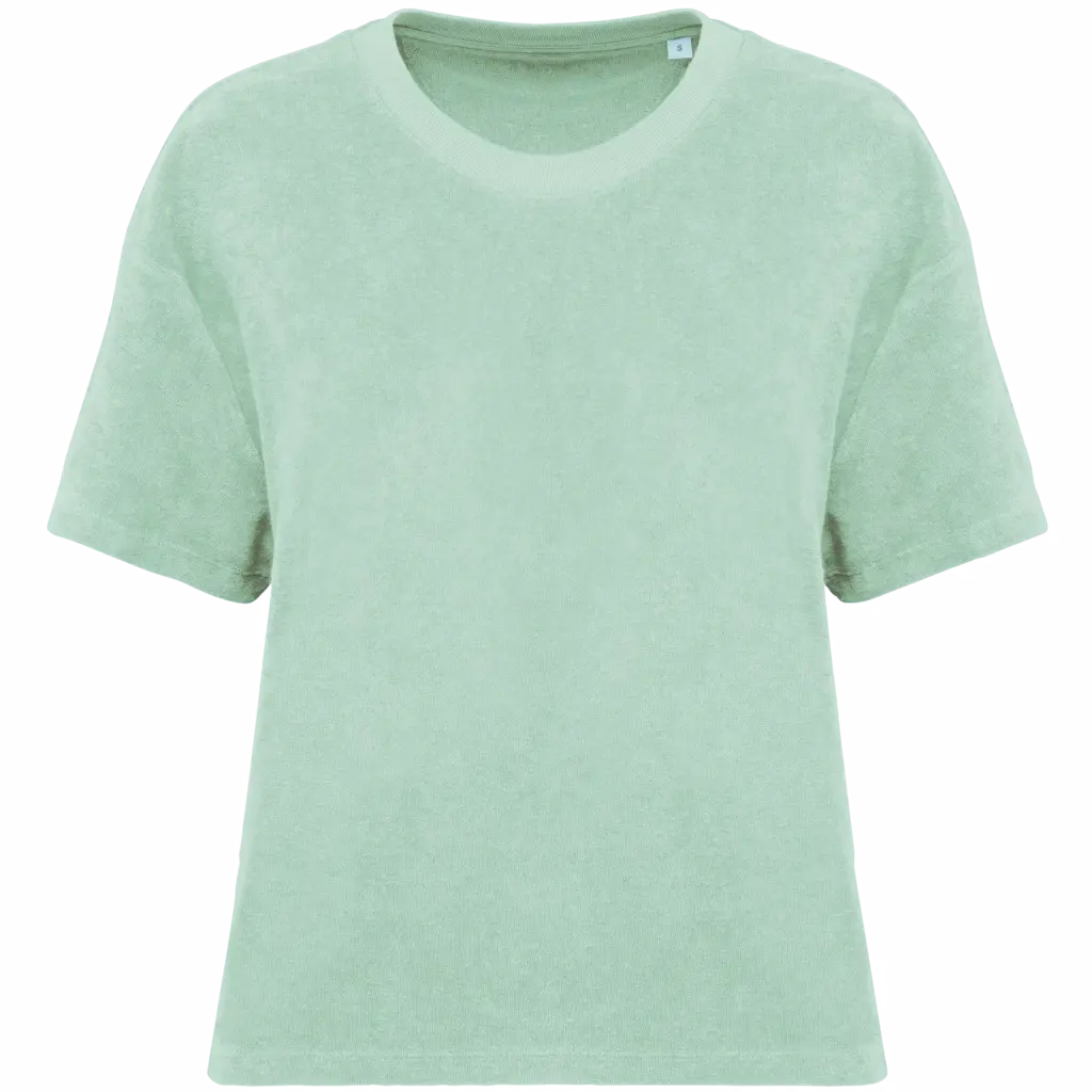 Custom Oversized Women's T-Shirt NS328 Terry Cloth XS-XL — product photo 8