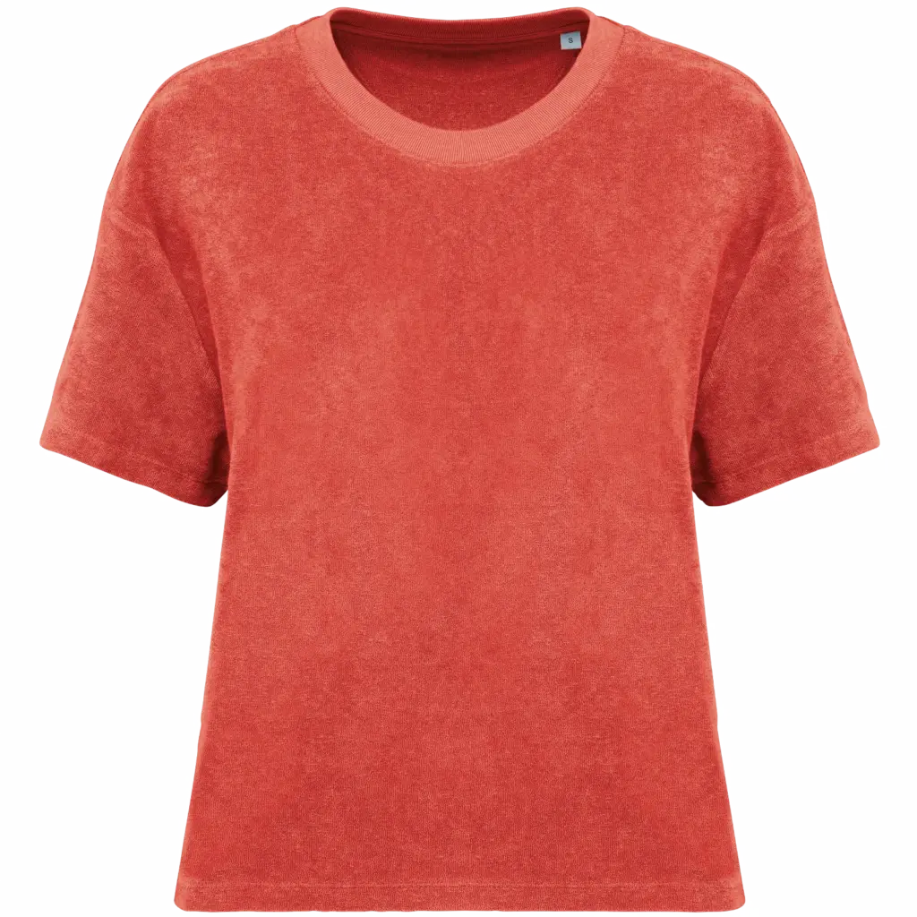 Custom Oversized Women's T-Shirt NS328 Terry Cloth XS-XL — product photo 13