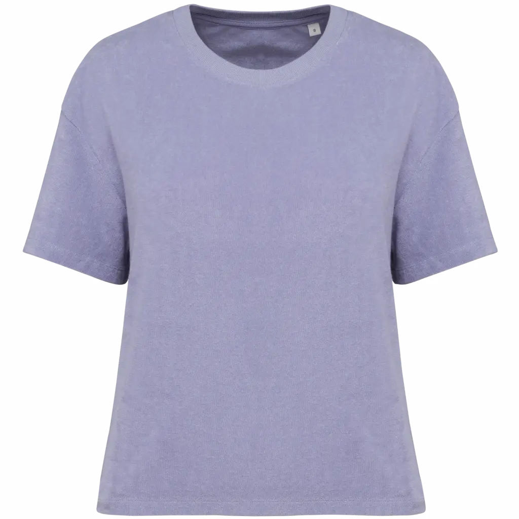 Custom Oversized Women's T-Shirt NS328 Terry Cloth XS-XL — product photo 14