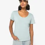 NS329-3_2025 - Hidalgo-werbeartikel Ecologisch slub dames T-shirt