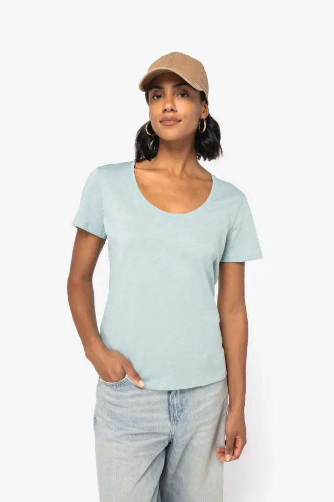 Ecologisch slub dames T-shirt