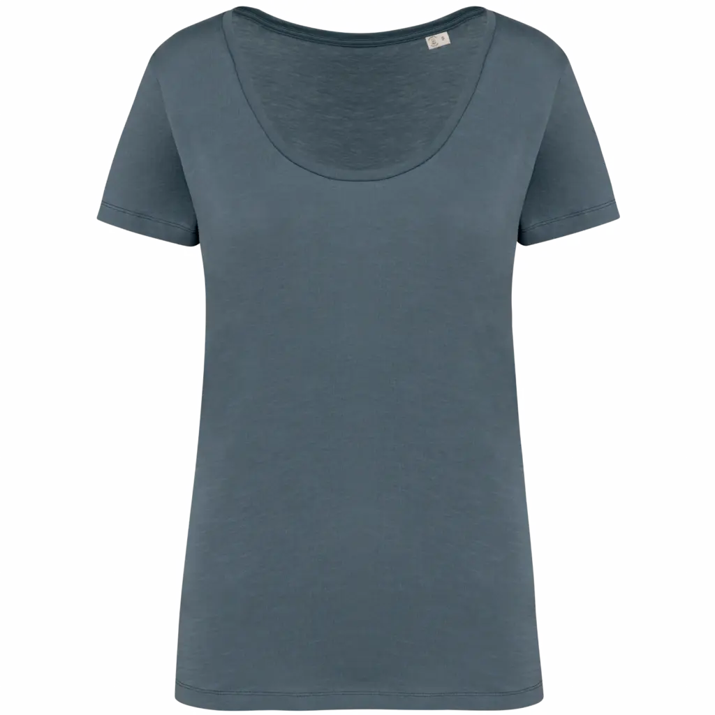Custom Women's Organic T-shirt NS329 Slub XS-XXL — product photo 8