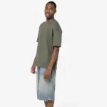 Ecologisch oversized heren-T-shirt — productfoto 2
